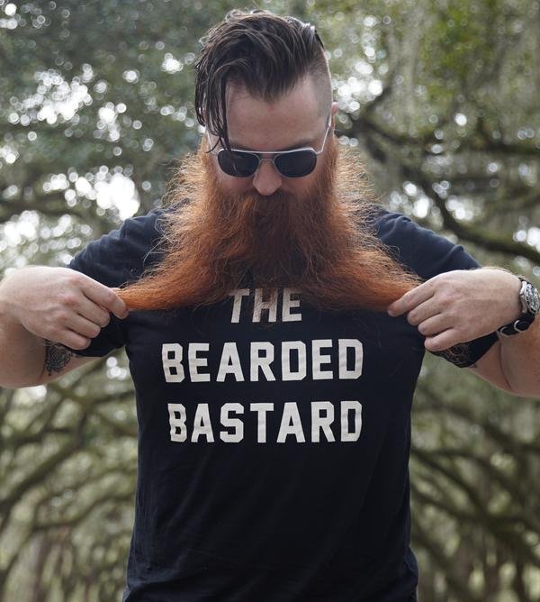 The Bearded Bastard 1970's T-shirt 70's